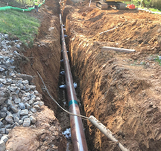 pipe in ground