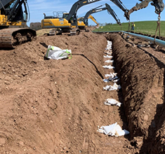 pipe in ground