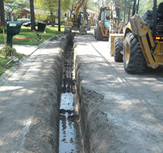 pipe in ground